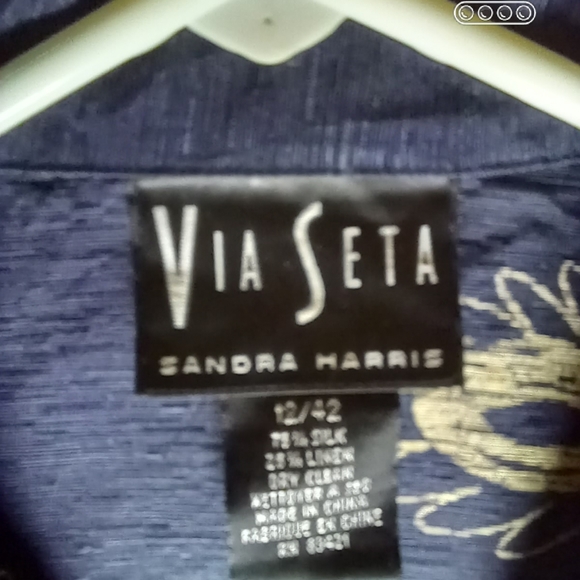 Via Seta Silk and Linen Jacket - Picture 6 of 16